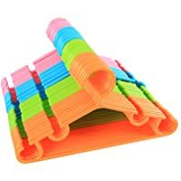 sfesnid 40 Unidades Perchas para Ropa de Infantiles De Plástico para Niños y Bebés 27CM + 3pcs Organizador